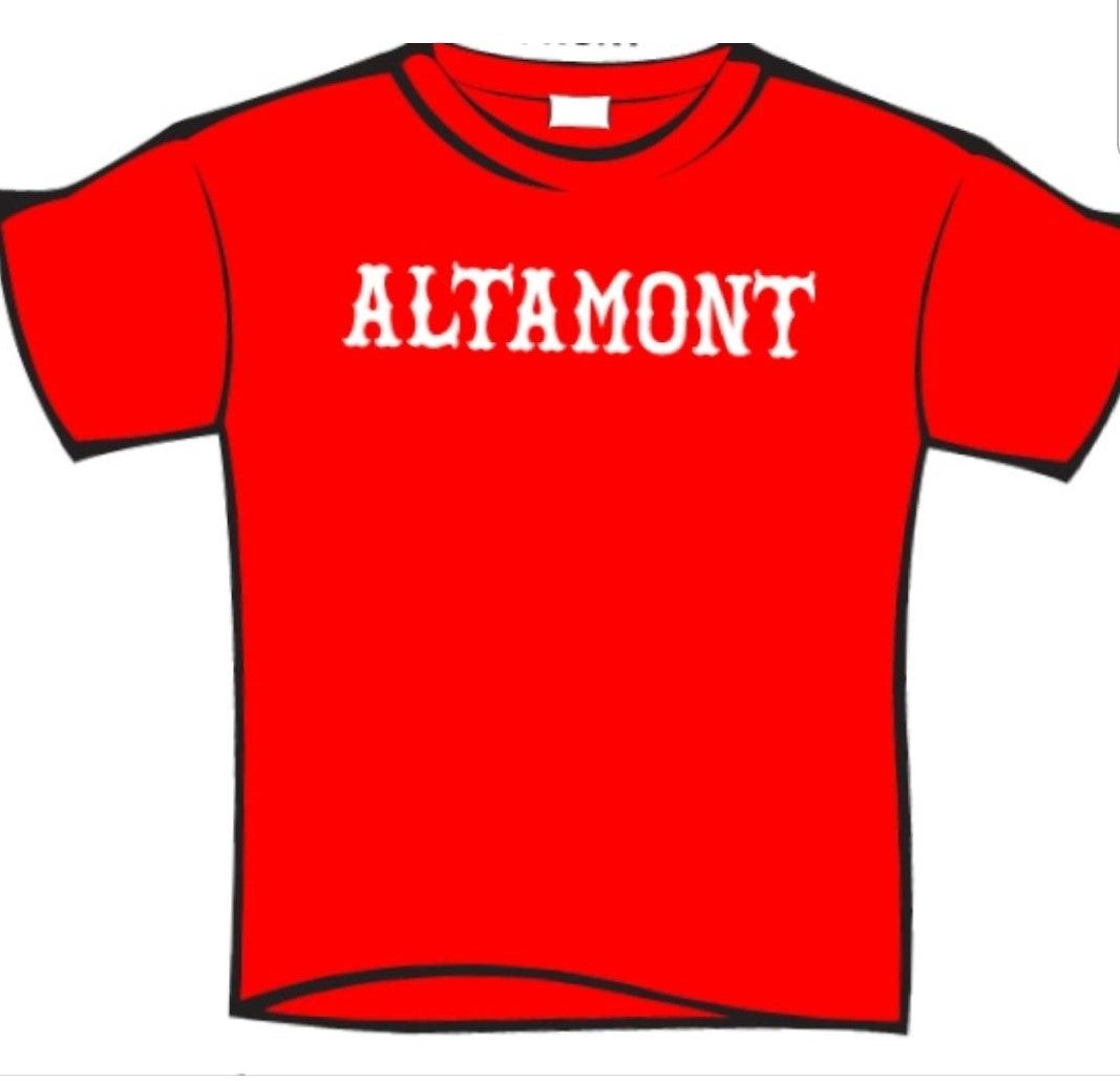 ATL Shawty Short Sleeve Logo T-Shirt - Red Letters