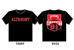 Men's T-Shirt: Black W/Altamont&Windmill