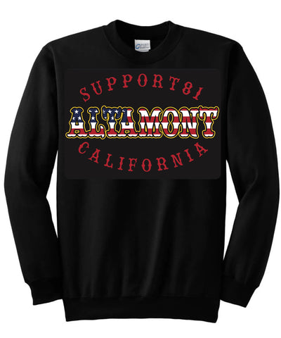 Crewneck Sweatshirt with Support 81 ALTAMONT California